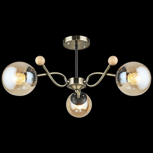 Люстра на штанге 02021-0.3-03 AB+BK в Нижнем Новгороде фото 4