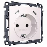 Розетка с заземлением и 2хUSB type C, без рамки Ambrella Volt ALFA MA210510 в Нижнем Новгороде