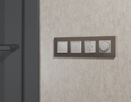 Выключатель самовозвратный одноклавишный с подсветкой, без рамки Ambrella Volt MA MA402060 в Нижнем Новгороде фото 3