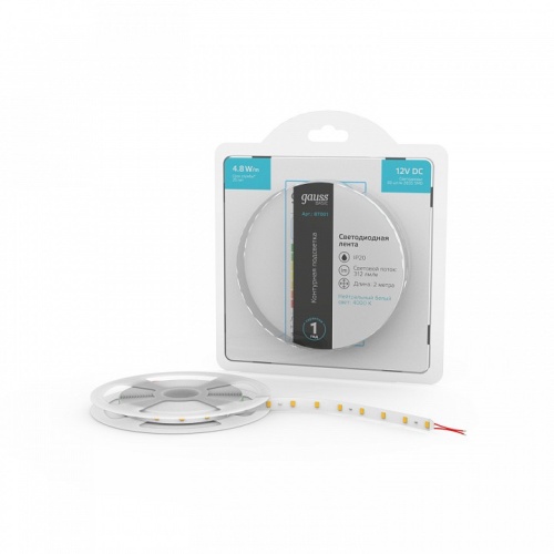 Лента светодиодная Gauss Basic BT001 в Нижнем Новгороде фото 7
