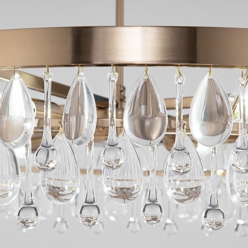 Люстра на штанге Eurosvet Sophie 60165/6 латунь в Нижнем Новгороде фото 2