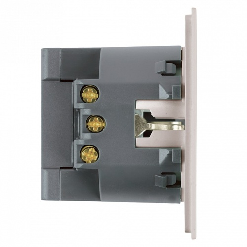 Розетка с заземлением и со шторкой и 2хUSB type A и C, без рамки Stekker Мия 50482 в Нижнем Новгороде фото 4