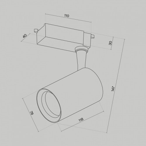 Светильник на штанге Maytoni Vuoro TR003-1-10W4K-M-B в Ермолино фото 2