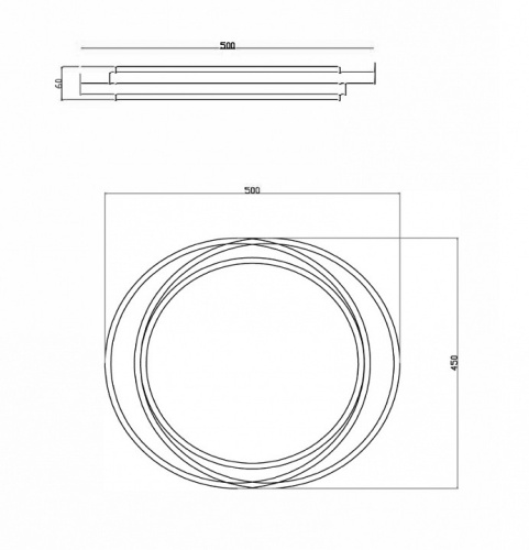 Накладной светильник Freya Lisoa FR10031CL-L98B в Бородино фото 3