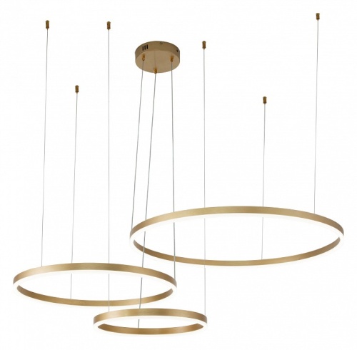 Подвесной светильник Indigo Galass 14001/3P Gold в Нижнем Новгороде фото 2