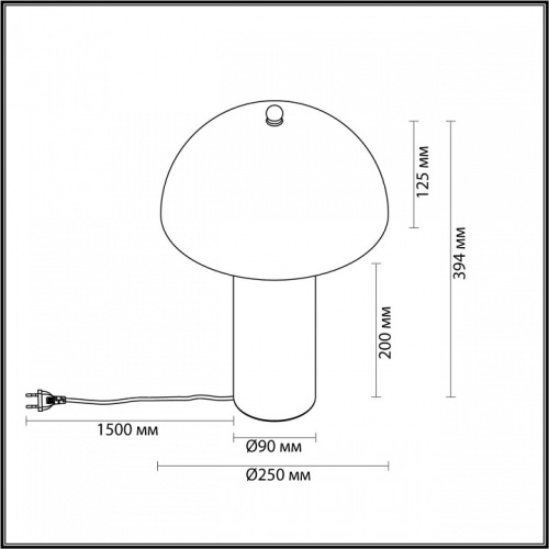 Настольная лампа декоративная Odeon Light Rufina 7089/2T в Заречном фото 5