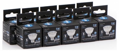 Лампа светодиодная Gauss  GU5.3 5Вт 4100K 101505205 в Нижнем Новгороде фото 2