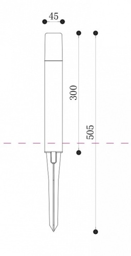 Наземный низкий светильник Maytoni Talpa O416FL-L3GR3K1 в Ермолино фото 5