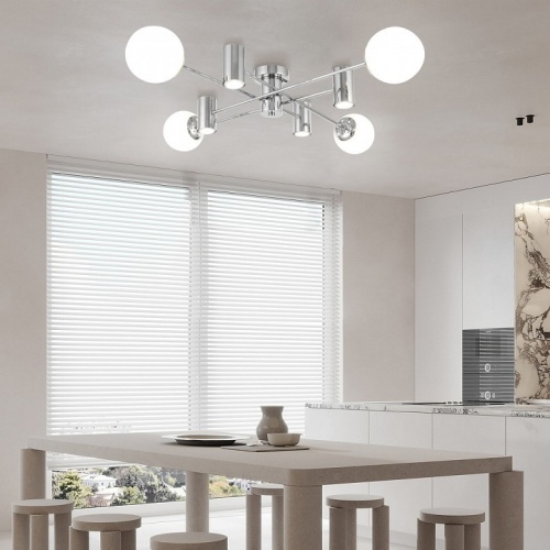 Потолочная люстра Arte Milano Napoli-5854 335854/4+4 CR в Нижнем Новгороде фото 3