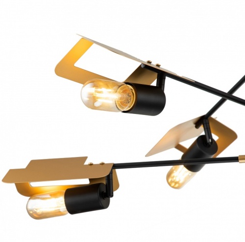 Люстра на штанге Indigo Severo 10004/6R Black в Нижнем Новгороде фото 3