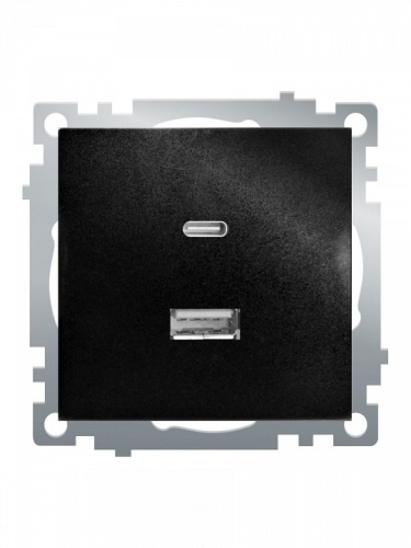 Розетка 2хUSB type A и C без рамки Stekker Катрин 50055 в Нижнем Новгороде фото 6