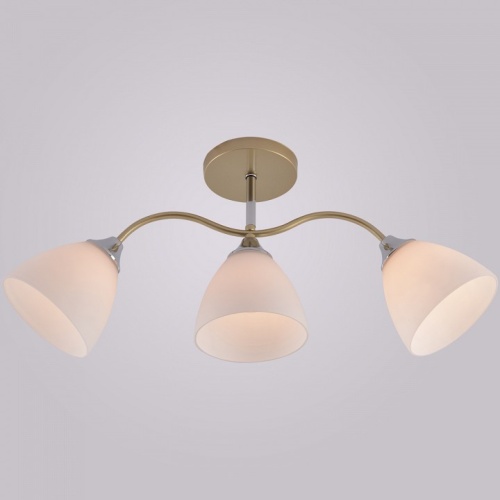 Люстра на штанге 01643-0.3-03 GOLD+CR в Нижнем Новгороде фото 4