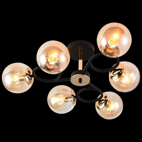 Люстра на штанге 01338-0.3-06 BK+FGD в Нижнем Новгороде фото 3