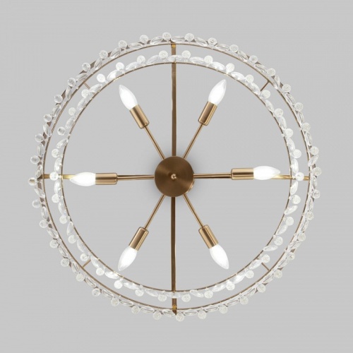 Люстра на штанге Eurosvet Sophie 60165/6 латунь в Нижнем Новгороде фото 5