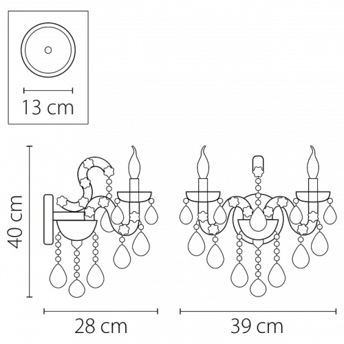 Бра Osgona Champa 775623 в Нижнем Новгороде фото 3
