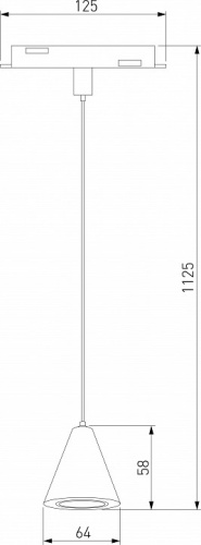 Подвесной светильник Elektrostandard Slim Magnetic a062803 в Нижнем Новгороде фото 4