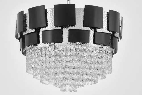 Подвесная люстра LUMINA DECO MOLINA LDP 7045-600 BK+CHR в Нижнем Новгороде фото 4