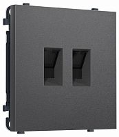 Розетка двойная Ethernet RJ-45 и со шторками, без рамки Ambrella Volt MS MS662110 в Нижнем Новгороде