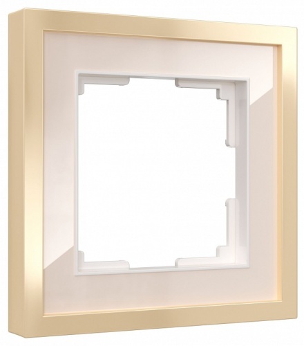 Рамка на 1 пост Werkel Baguette (айвори/латунь) W0012851 в Нижнем Новгороде