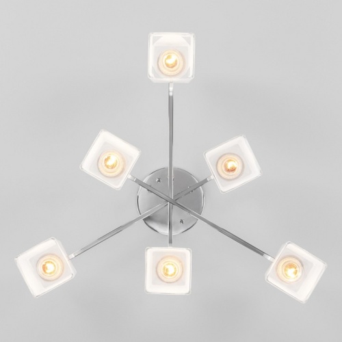 Потолочная люстра Eurosvet Delfi 30162/6 хром в Нижнем Новгороде фото 4