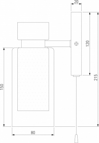 Бра Eurosvet Amado 70115/1 белый в Кизилюрте фото 4