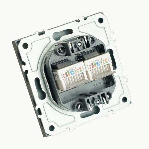 Розетка двойная Ethernet RJ-45 без рамки Stekker Эмили 49952 в Нижнем Новгороде фото 5