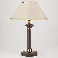 Настольная лампа декоративная Eurosvet Lorenzo 60019/1 венге в Арзамасе