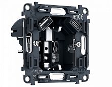 Механизм розетки с заземлением и 2хUSB type A и C Ambrella Volt VM PR160 в Нижнем Новгороде