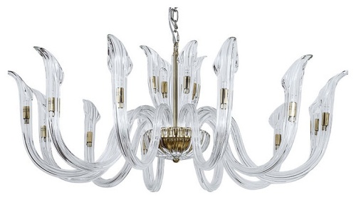 Подвесная люстра Newport 3650 3654+12/C gold в Нижнем Новгороде