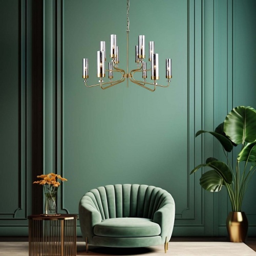 Подвесная люстра F-promo Shandar 4620-12P в Нижнем Новгороде фото 3