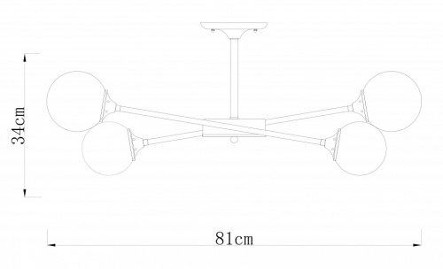 Люстра на штанге Arte Lamp Marco A2703PL-8SG в Бородино фото 4