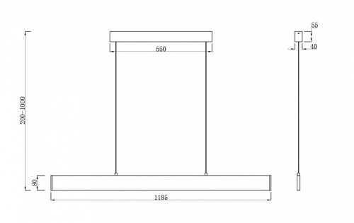 Подвесной светильник Maytoni Step P010PL-L30W в Карачеве фото 3