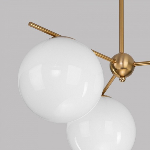 Люстра на штанге Eurosvet Marbella 60147/3 латунь в Нижнем Новгороде фото 8