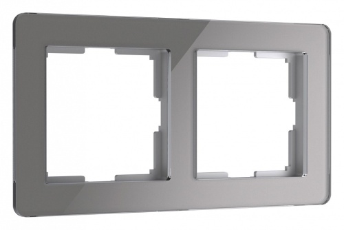 Рамка на 2 поста Werkel Acrylic (графит) W0022704 в Нижнем Новгороде