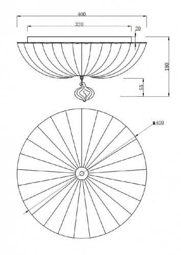 Накладной светильник Maytoni Sienna C216-CL-03-N в Нижнем Новгороде фото 4