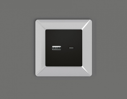 Накладка для розетки type A и C Ambrella Volt ALFA AP8110 в Нижнем Новгороде фото 3