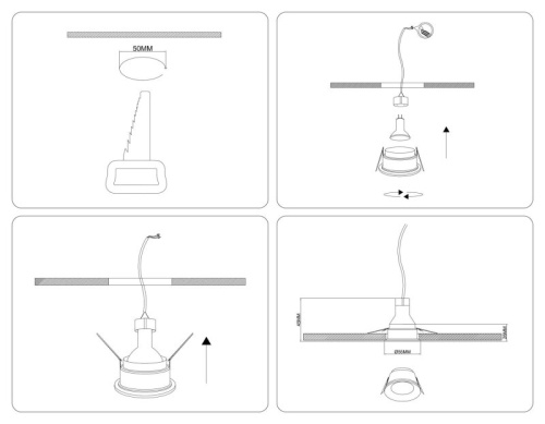 Встраиваемый светильник Ambrella Light TS TS51812 в Нижнем Новгороде фото 2