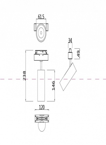 Светильник на штанге Maytoni Focus LED TR019-2-15W4K-B в Зеленогорске фото 4