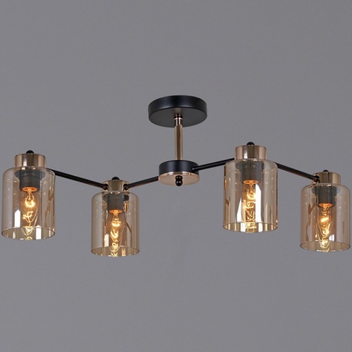 Люстра на штанге 01606-0.3-04 BK+FGD в Нижнем Новгороде фото 4