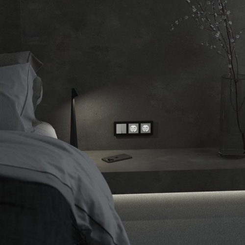 Розетка с заземлением с подсветкой, без рамки Werkel DBQ29 W1171461 в Нижнем Новгороде фото 2