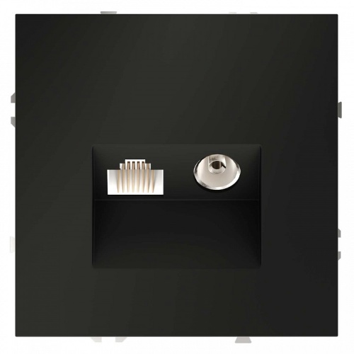 ТВ-розетка и розетка Ethernet RJ-45 без рамки Voltum S70 VLS060708 в Нижнем Новгороде фото 4