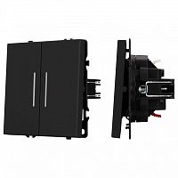 Выключатель проходной двухклавишный без рамки Arlight SWT 054267 в Нижнем Новгороде