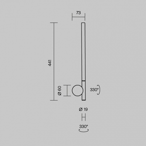 Бра Maytoni Rotera MOD432WL-L6B3K в Нижнем Новгороде фото 4