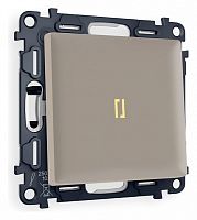 Выключатель одноклавишный с подсветкой без рамки Ambrella Volt ALFA MA362010 в Нижнем Новгороде