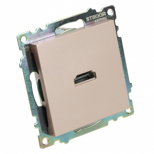 Розетка HDMI без рамки Stekker Катрин 50063 в Нижнем Новгороде фото 9