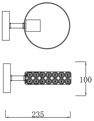 Бра Escada Banjo 679/1A Black в Ермолино фото 3