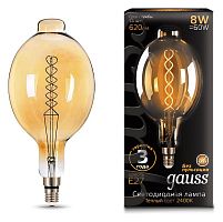 Лампа светодиодная Gauss LED Vintage Filament Flexible E27 8Вт 2400K 152802008 в Нижнем Новгороде