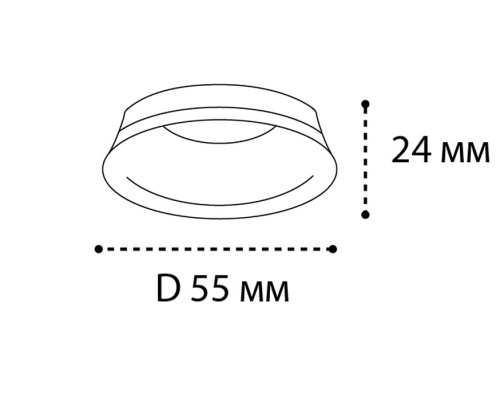 Кольцо декоративное Italline IT08-8050 IT08-8050 black в Жуковском фото 2