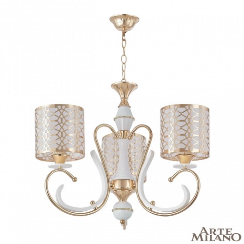 Подвесная люстра Arte Milano Florentia-1237 301237/3 Wh/Gd в Нижнем Новгороде фото 10
