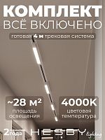Комплект трековый Hesby Lighting Skylite №1 HSBL_kompl_S001_VI4W4K в Нижнем Новгороде